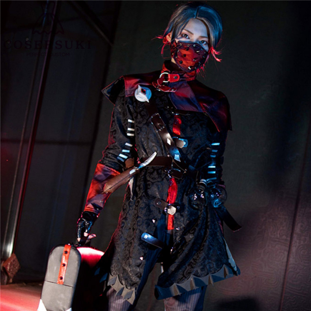 Identitas V Penembal Exorcist Aesop Carl Carnival Halloween Cosplay Kostum Natal