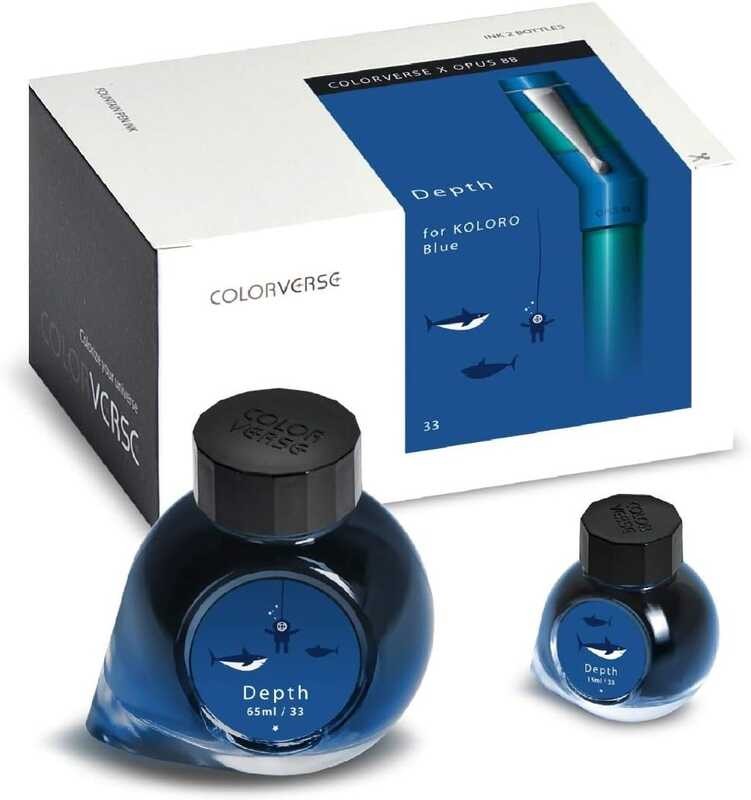 

Colorverse 1 Opus 88 Inks - No. 33 Depth (65ml & 15ml) for KOLORO Blue