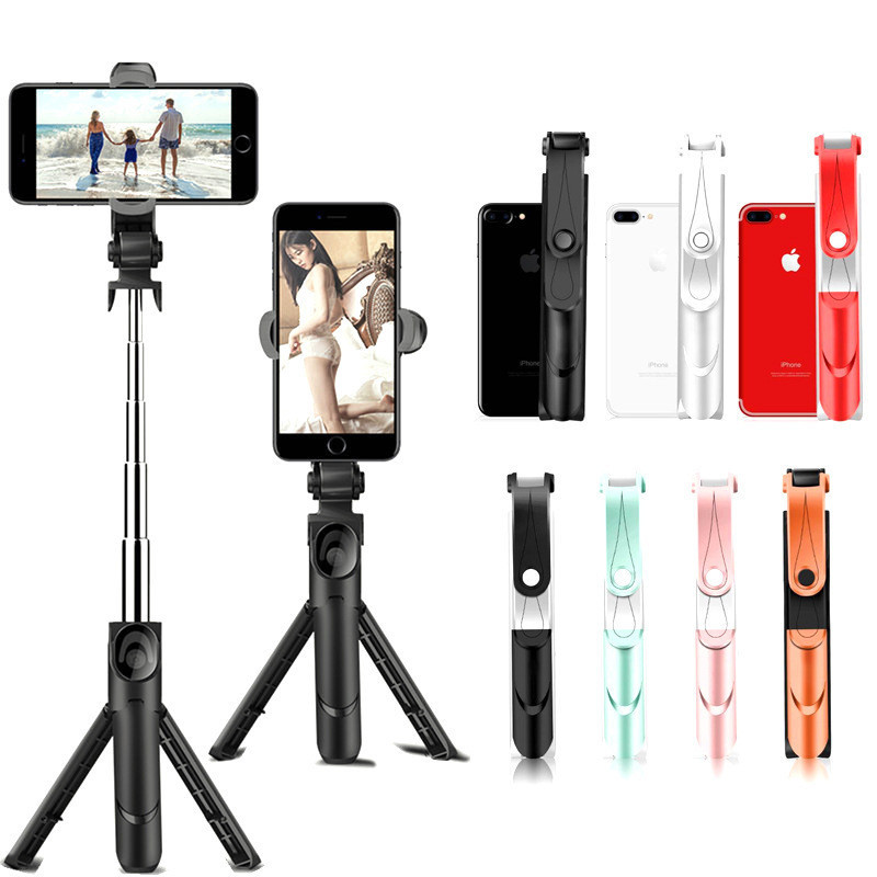 Tripod baru XT09 horisontal dan vertikal Bluetooth selfie stick streaming live mobile stand artifact