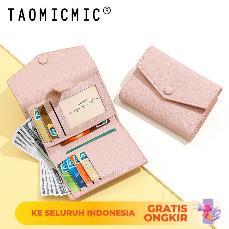 Dompet  Instagram kapasitas minimalis besar 30% diskon wanita modem dan lucu PU multi kartu slot gan