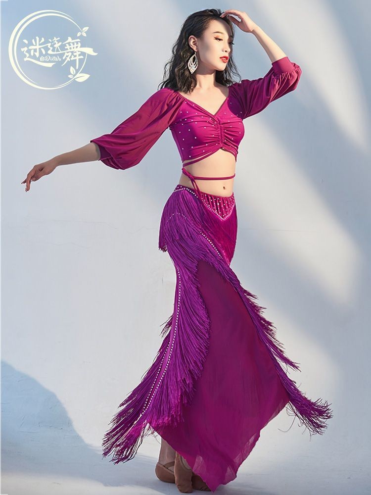 F Rosemary Dance Original Belly Dance Costume Musim Semi dan Musim Panas Rok Rok Panjang Performanc
