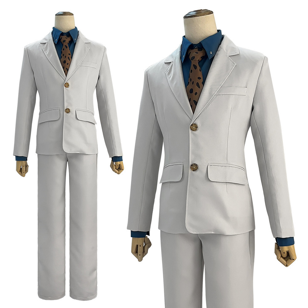 HOLOUN Nanami Kento Cosplay Kostum Jujutsu JJK Manga Anime Wig Suit Vest Pants Uniform Rose Net Synt