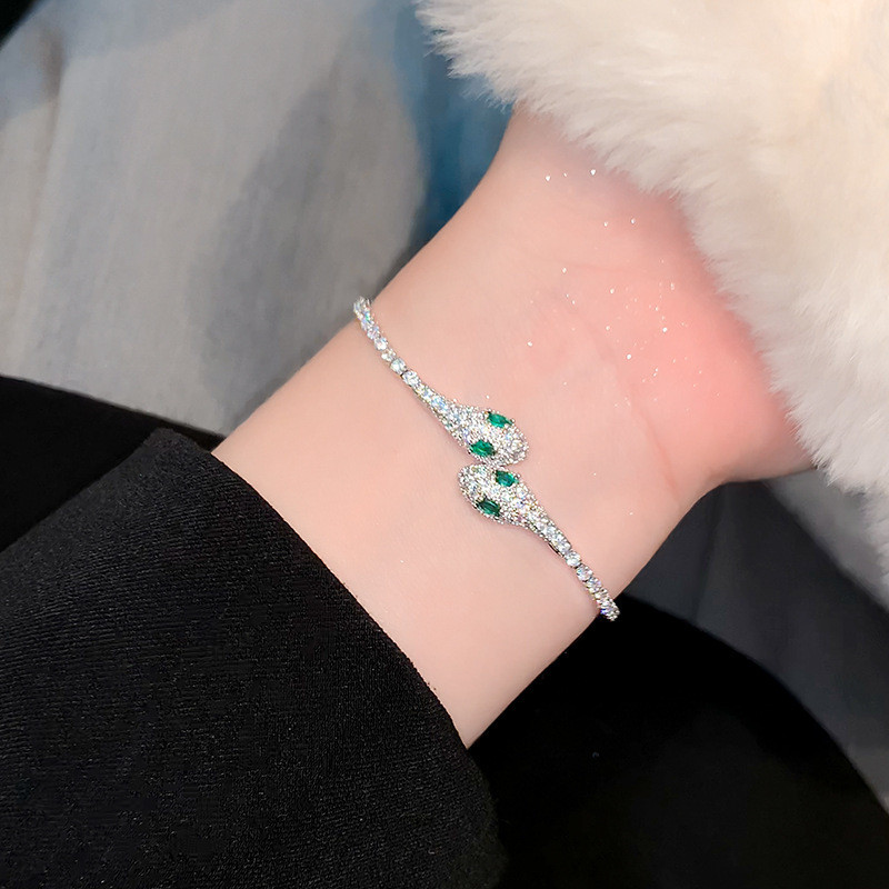 Gelang Shio Impor    Gelang Wanita Yang Menjual Panas Desain Niche Instagram, Gelang Ular Berbagai M