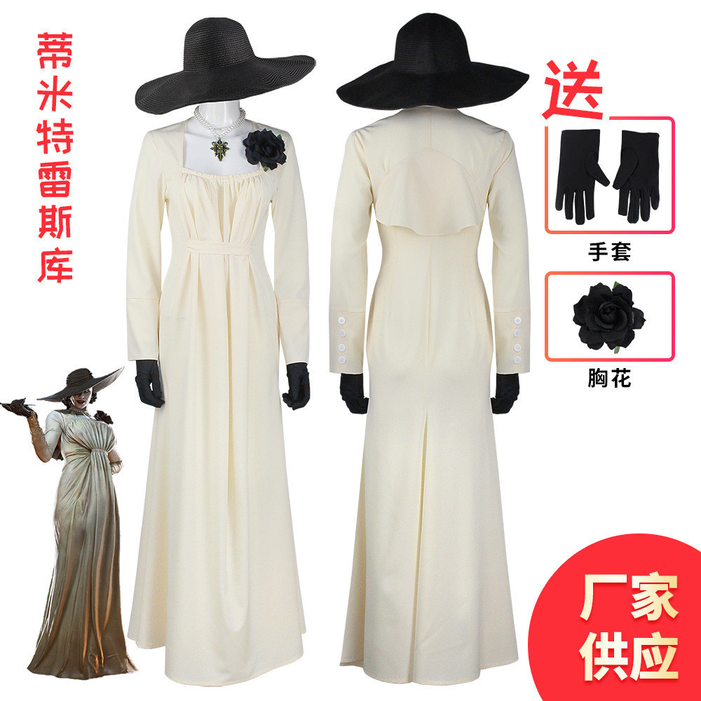 NEWAR - Kostum Halloween Wanita  Kostum Halloween, Resident Evil 8 Village Vampire Lady Timitreku ko