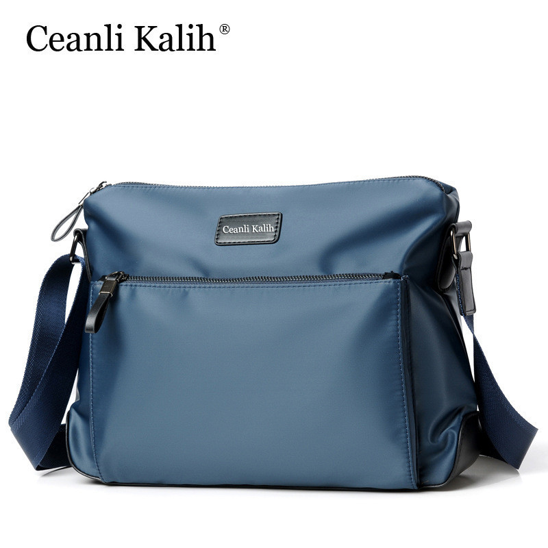 pakaian Oxford, bahu tunggal, cross body biasa, laki-laki modus, canvas cross, tas kecil pria trendy