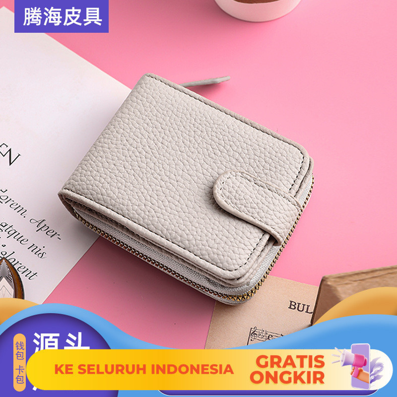 Dompet  Tas kecil kapasitas baru pria dengan dompet kartu berbilang, kasus kulit lisensi pengemudi m