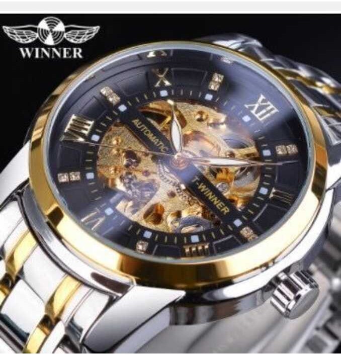 T-Winner Hollow Automatic Mechanical Watch Men's