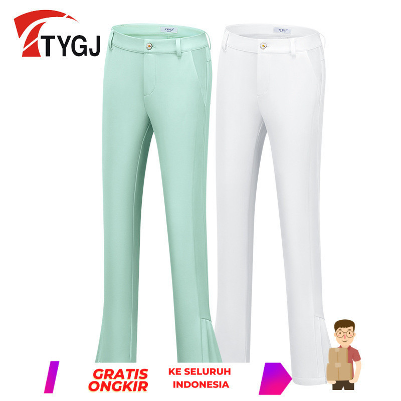 Pakaian Golf  TTYGJ Golf Korea Baru Wanita GOLF musim gugur Slim Fit Pants Flare