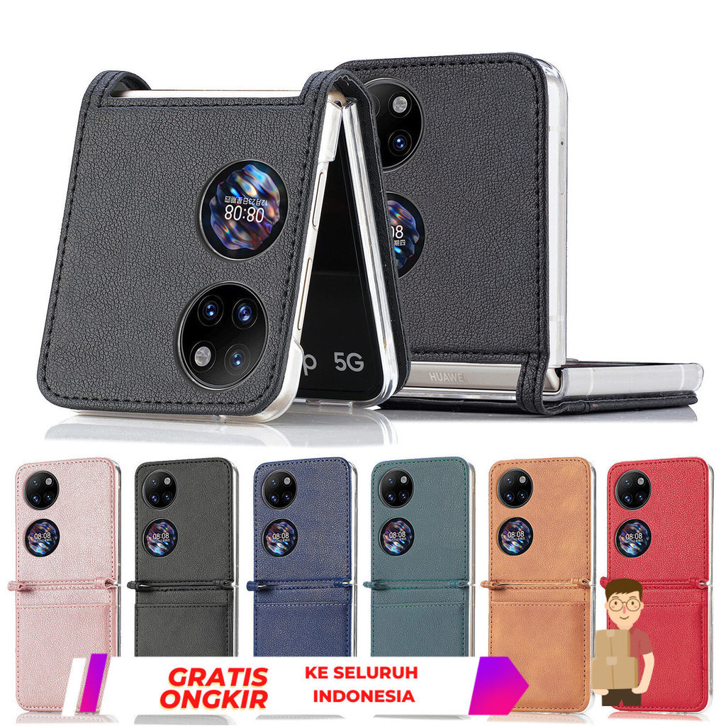 Case Lucu  Sesuai Huawei P50 Pocket dengan layar lipat dan penutup balik, kasus perlindungan kulit M