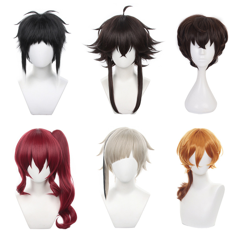 HOLOUN Bungo Anime Cosplay Wig Nakahara Chuuya Dazai Osamu Akutagawa Ryunosuke Suehiro Tetchou Okura