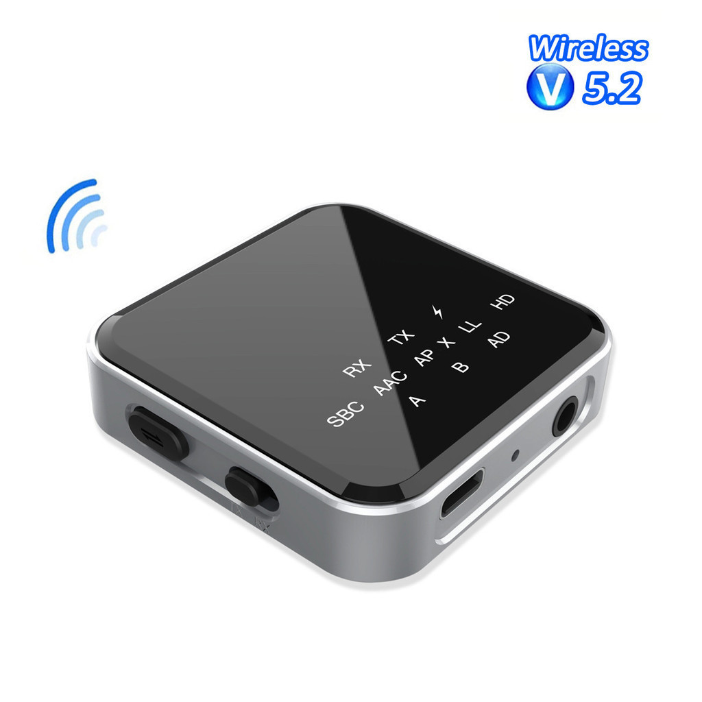 Aux 5.2 audio adapter TV komputer amplifier mobil Bluetooth penerima transmiter 2-in-1