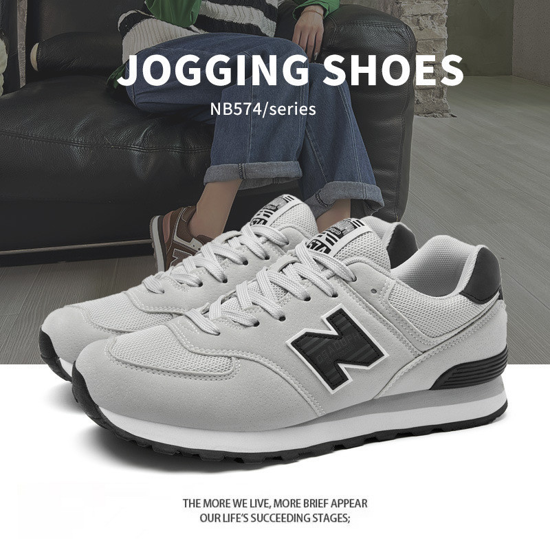 Sepatu New Balance  Spring and New Bailun Cool 574 Sport Women's NB Casual Running Men's Autumn Clas