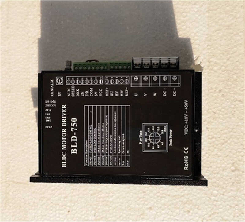 BLDC 24V 36V 48V Controller 750W 18V-50V DC Brushless Motor Driver BLD-750