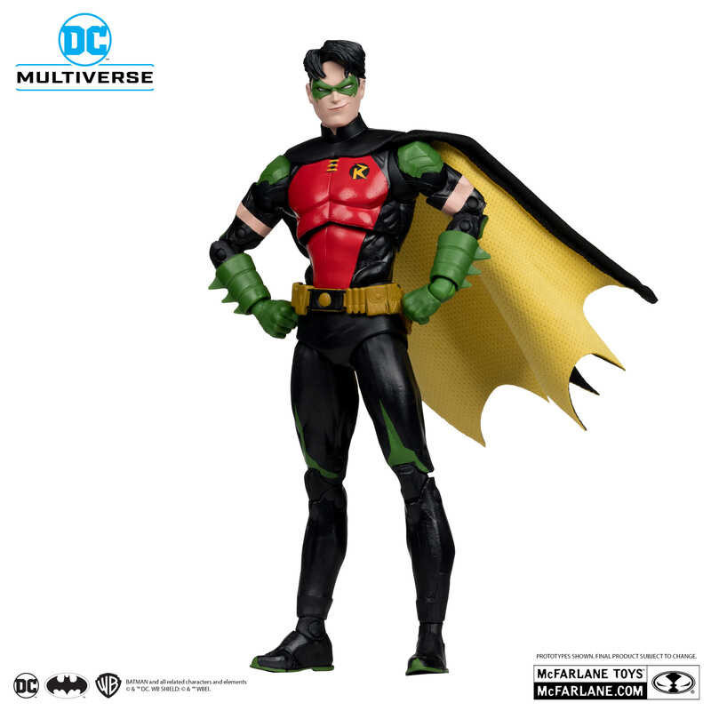 ￥ Mcfarlane Toys Batman Red Robin Tim Drake Action Original 7 Inch Anime Figure Young Justice Mod