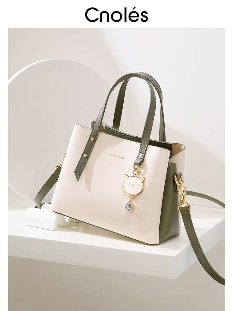 Cnoles Koume wanita baru musim dingin bahu slang tas putih hadiah ulang tahun untuk gadis