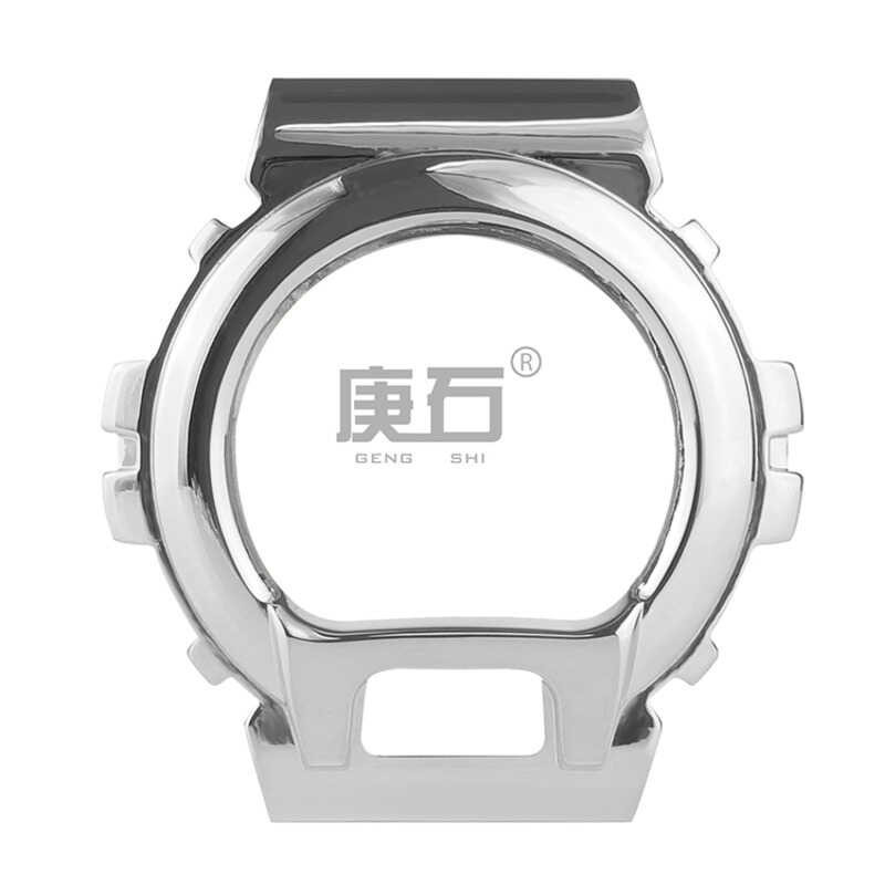 Untuk WatchBand DW-6900 Strap dan Bezel Case 316L Stainless Metal Steel Belt Dengan Alat Wholes