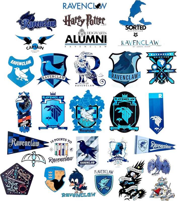 

Journals A.B.C.D.E. Conquest Harry Potter Ravenclaw Vinyl Stickers, unique stickers including h