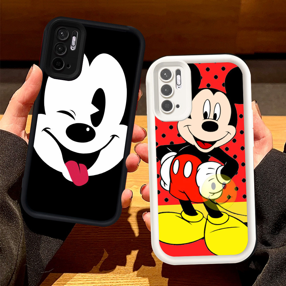 Casing untuk Xiaomi Redmi Note 10T 10 10S Pro 5G Silikon Case H-23 Mickey Mouse