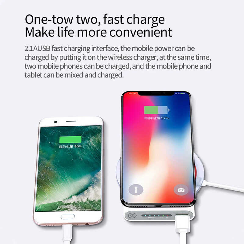 ￥ 200000Mah Capacity Large Power Bank Two-Way Wireless Fast Charging Portable Mobile Accessories
