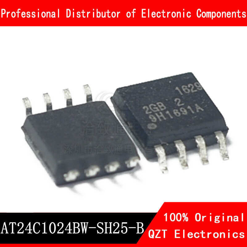 AT24C1024BW-SH25-B AT24C1024 10pcs/lot AT2GB2 AT24C1024BW-SH25-T SOP-8 asli baru Di Stok BW-SH2