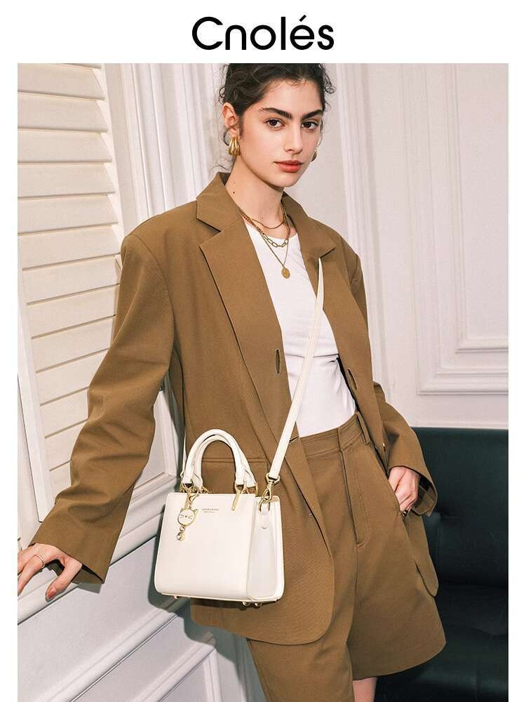 Cnoles Luxury White Women's Handbag