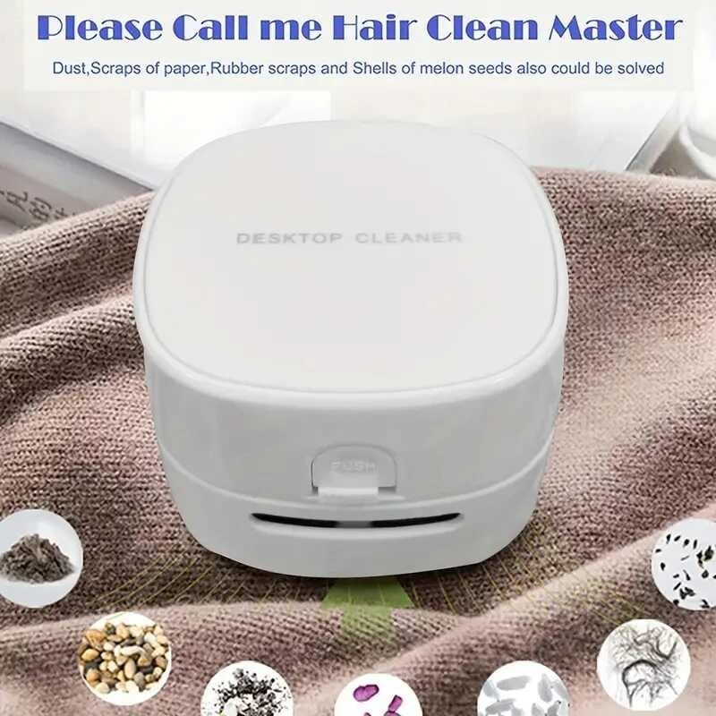 Portable Mini Vacuum Desk Dust Catcher Car Untuk Home Office Table Sweeper Desktop Pembersihkan
