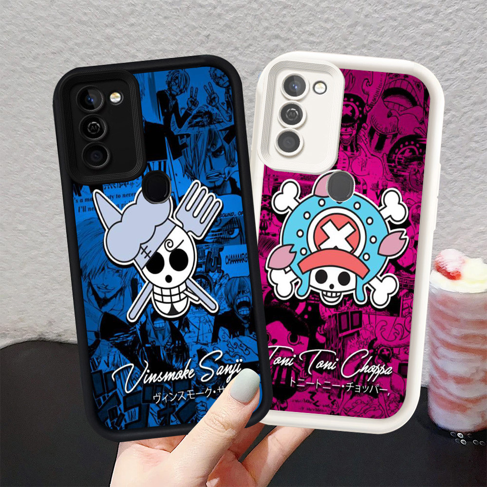 R-23 One Piece Luffy Case Lembut Casing untuk Samsung Galaxy A03 A20S A11 A03S Cover