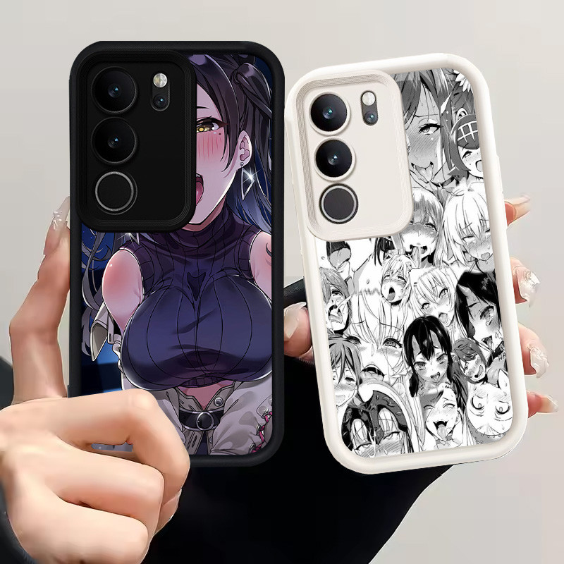 Casing untuk VIVO Y19S V40 Lite Y400 Pro V29 V50 Y83 5G Silikon Case H-19 Ahegao Anime