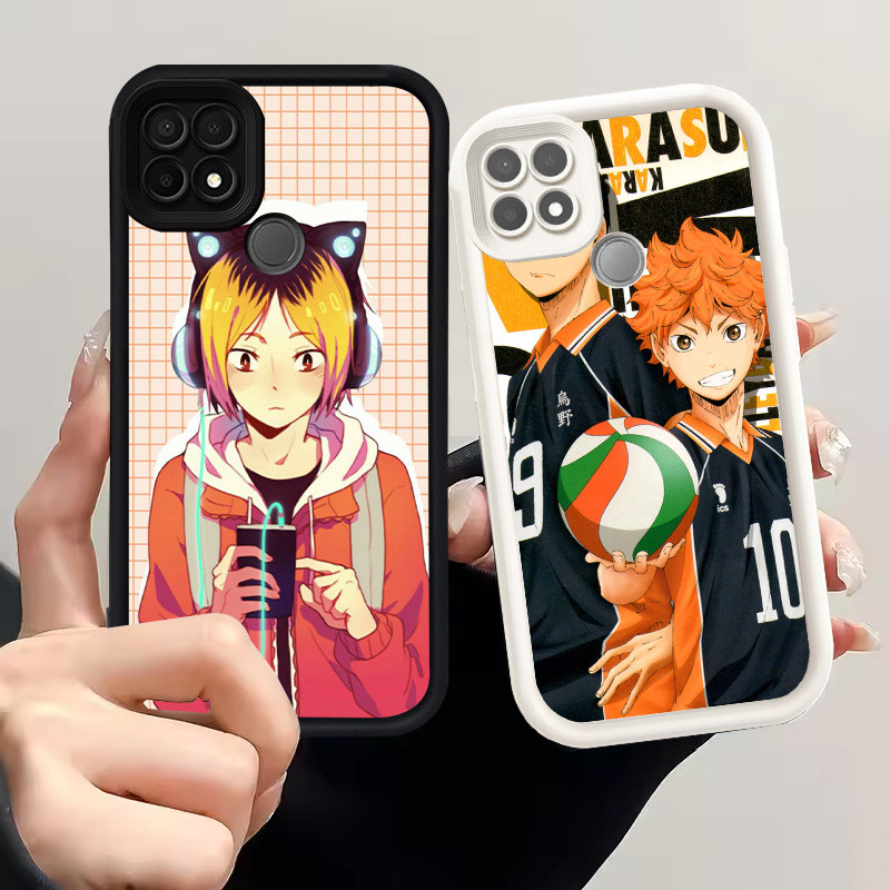 Casing untuk OPPO A35 A15 A15s Realme C15 C25S C25 C12 Silikon Case H-12 Haikyuu Anime