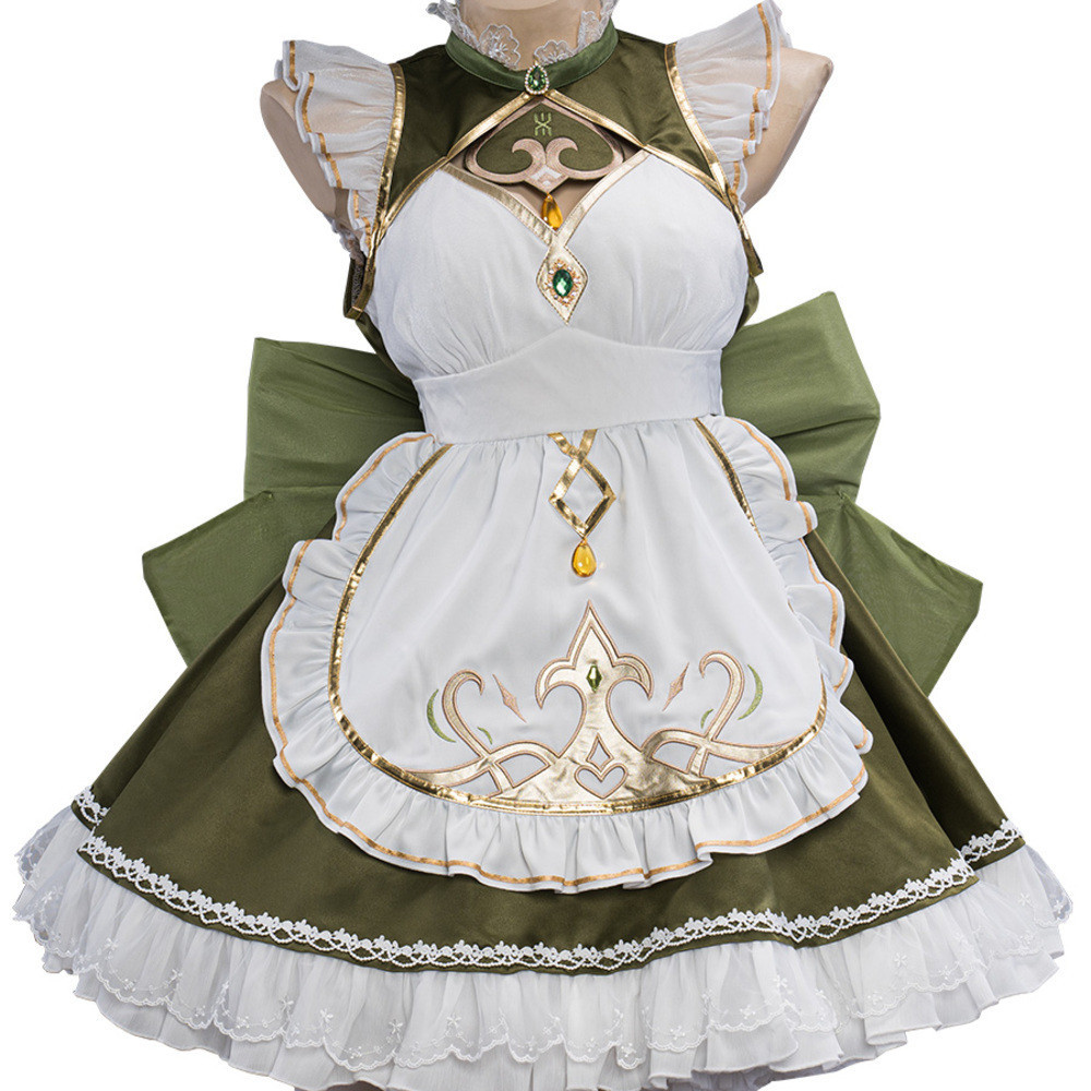 Uwowo Youwowo Genshin Impact Cute Sumina Xida Tongren Maid Cosplay Costume Caoshen