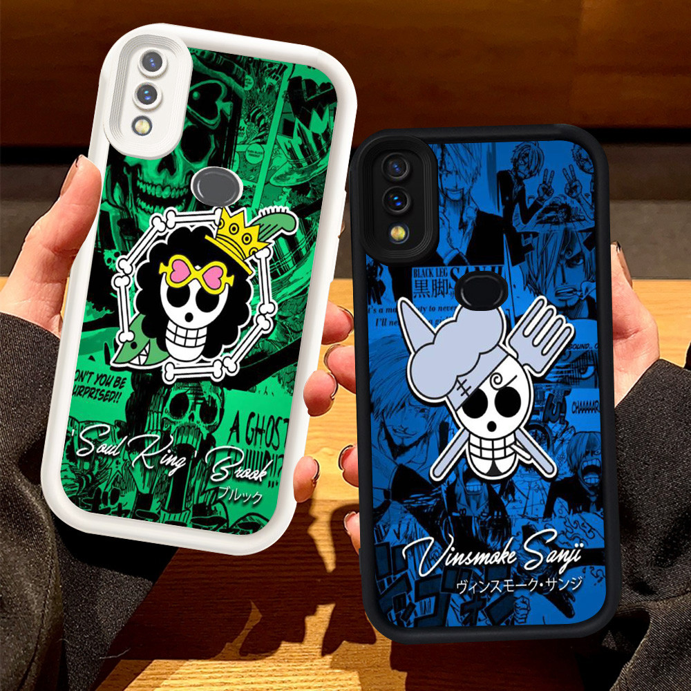 R-23 One Piece Luffy Case Lembut Casing untuk Samsung Galaxy A10S A20 A30 Cover
