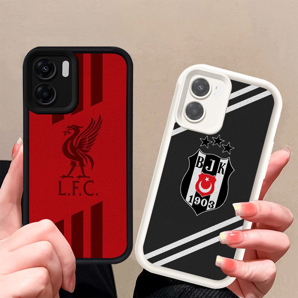 R-48 Klub Sepak Bola FC Case Lembut Casing untuk OPPO A77 A57e A77s A57 A57s Cover