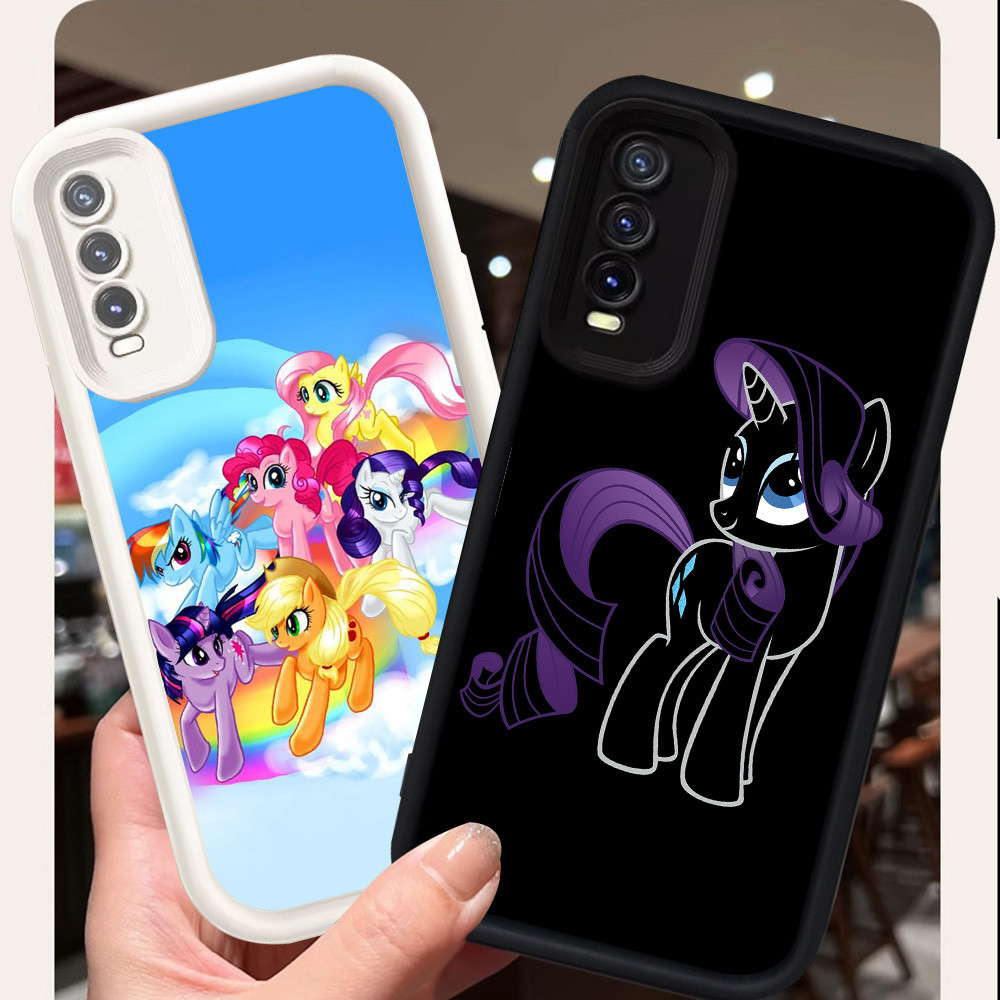 Casing untuk VIVO Y20 Y12s Y11s Y20s Y20i S1 Pro Silikon Case H-14 My Little Pony Rainbow