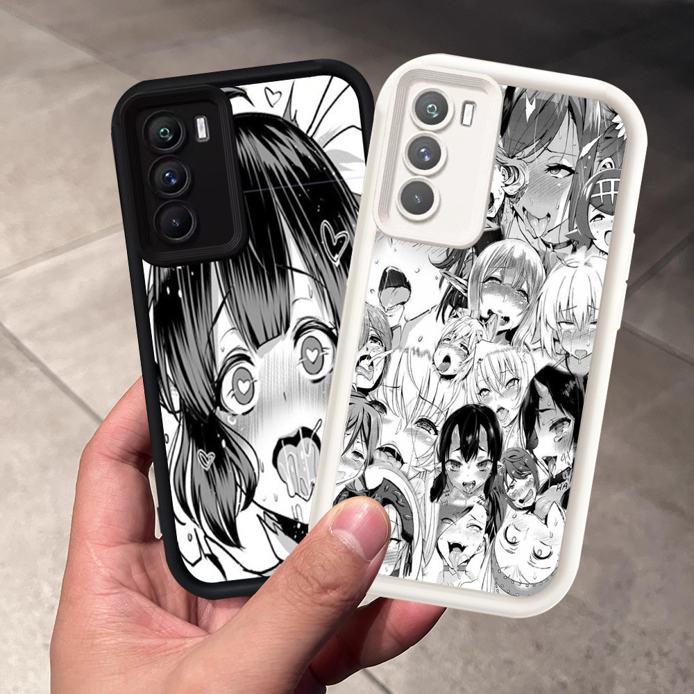 Casing untuk OPPO A54S A16s A55 A16 A74 A94 Silikon Case H-19 Ahegao Anime