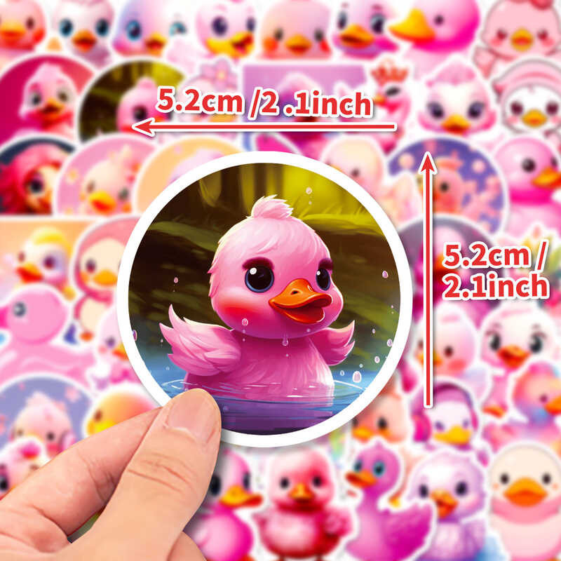 

￥ Pink Stickers [Unk]50Pcs Duck Waterproof Vinyl Decals For Water Bottles Bicycle Laptop Phone Sk