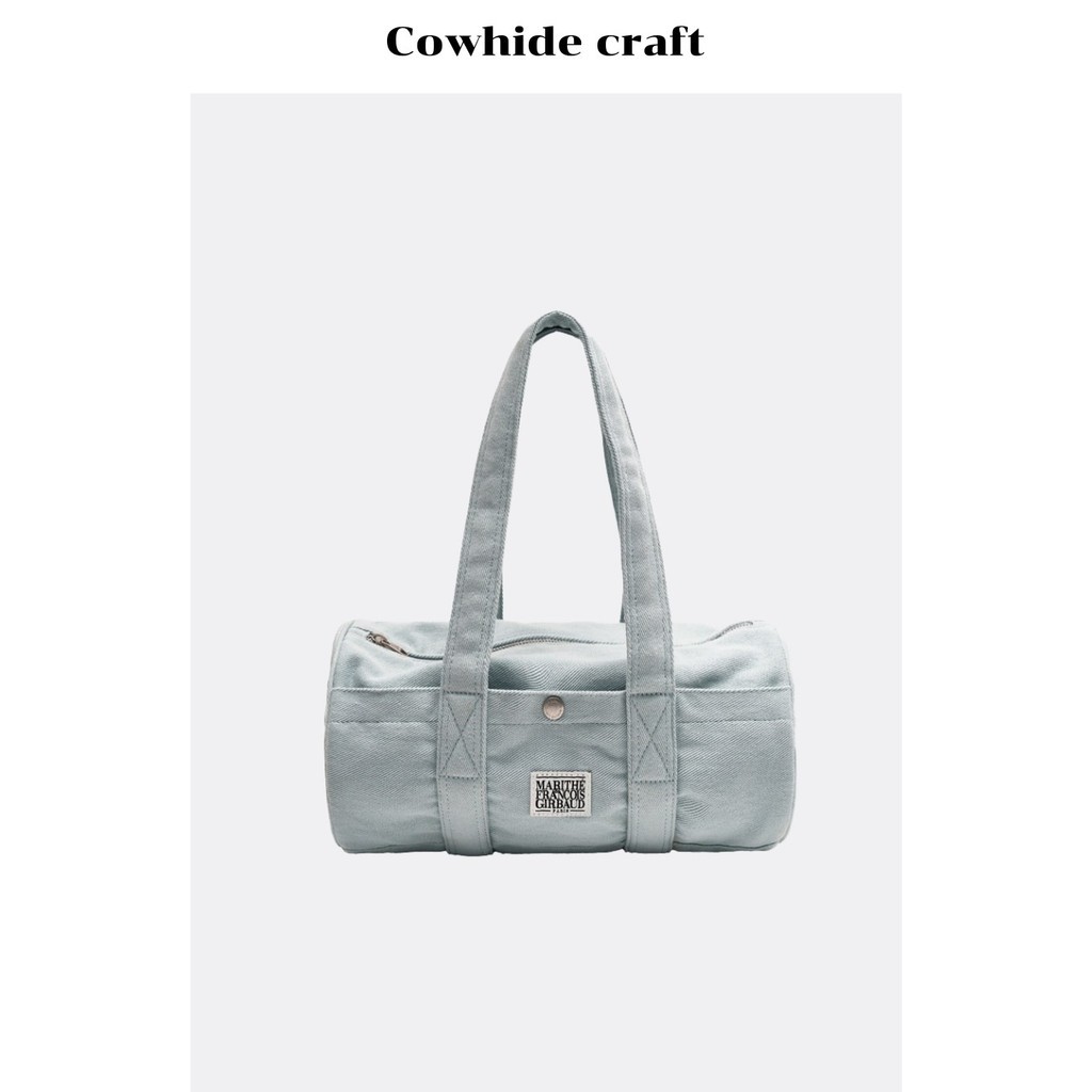 marithe korea kosong cowboy kain kanvas boston bowling bahu tas perjalanan