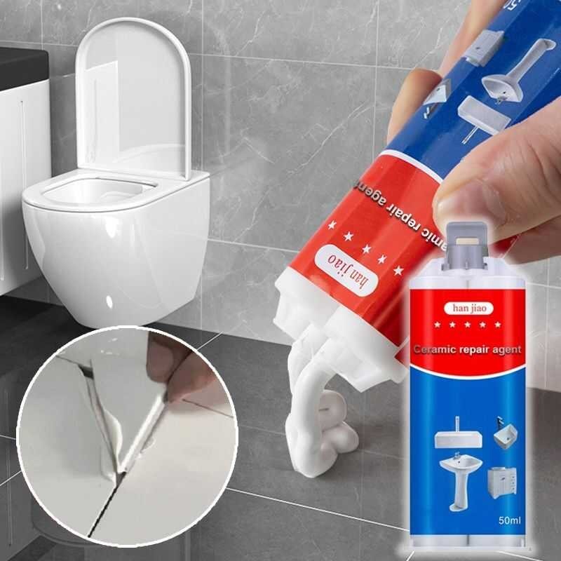 Tile And Glaze Repair Paste Fix Tub Chips and Sink Cracks with Super Adhesion for Porcelain Cer