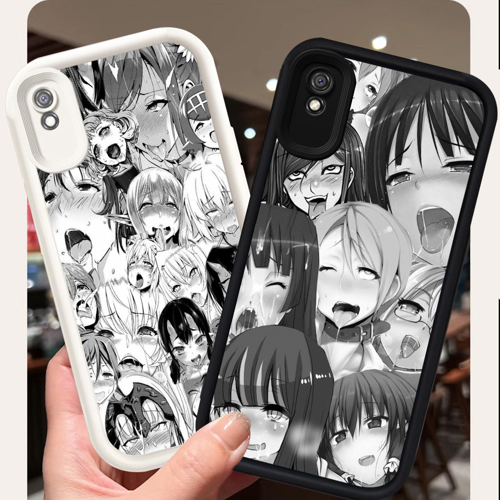 Casing untuk Xiaomi POCO C71 M3 M4 Redmi Note 7 9T 9A Pro Silikon Case H-19 Ahegao Anime