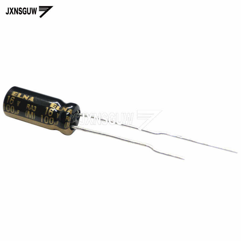 ELNA 20PCS RA3 16V100UF 5X11MM audio Aluminum electrolytic capacitor 100uF/16V 85 derajat 16v 1