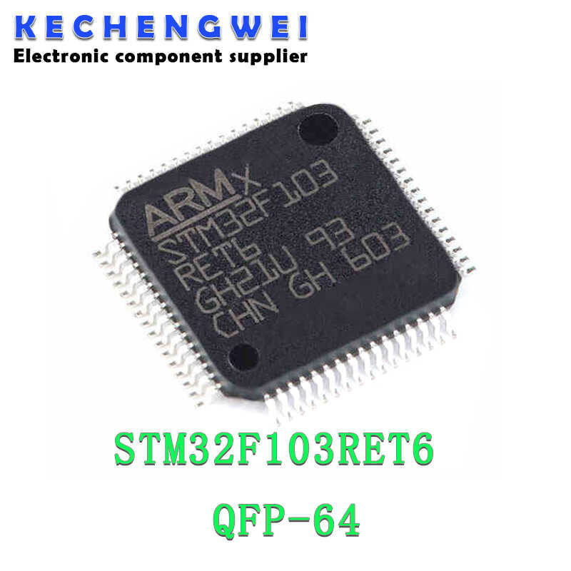 STM32F103RET6 QFP64 1PCS QFP ARM baru dan asli IC