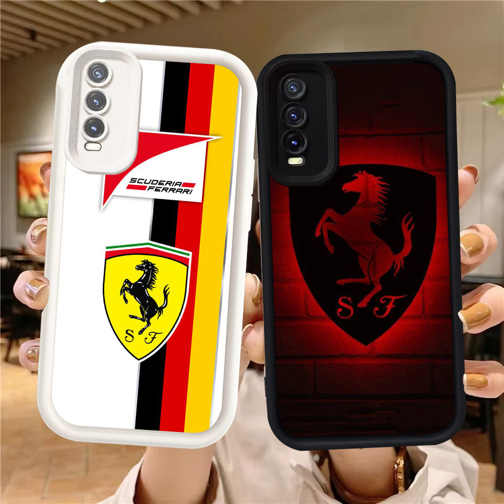 Z-51 Ferrari sports car Putih Hitam Casing untuk Samsung Galaxy A30 A50 A50s A30s Case