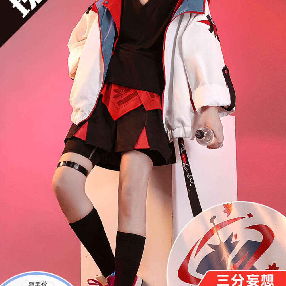 Tiga bagian delusional Genshin Impact feng yuan wanye setiap hari fashion cosplay cos animation paka