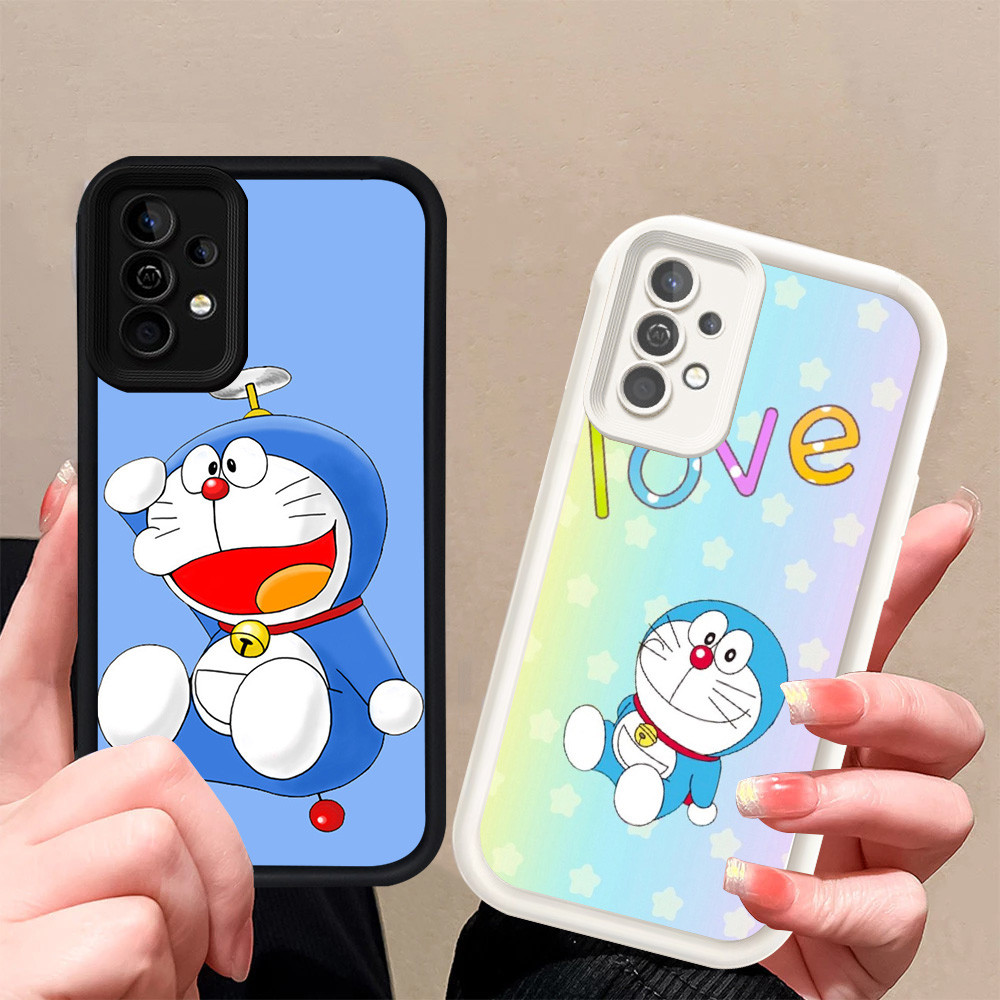 R-8 Doraemon Case Lembut Casing untuk Samsung Galaxy A32 A52 A23 A73 A52S 5G Cover