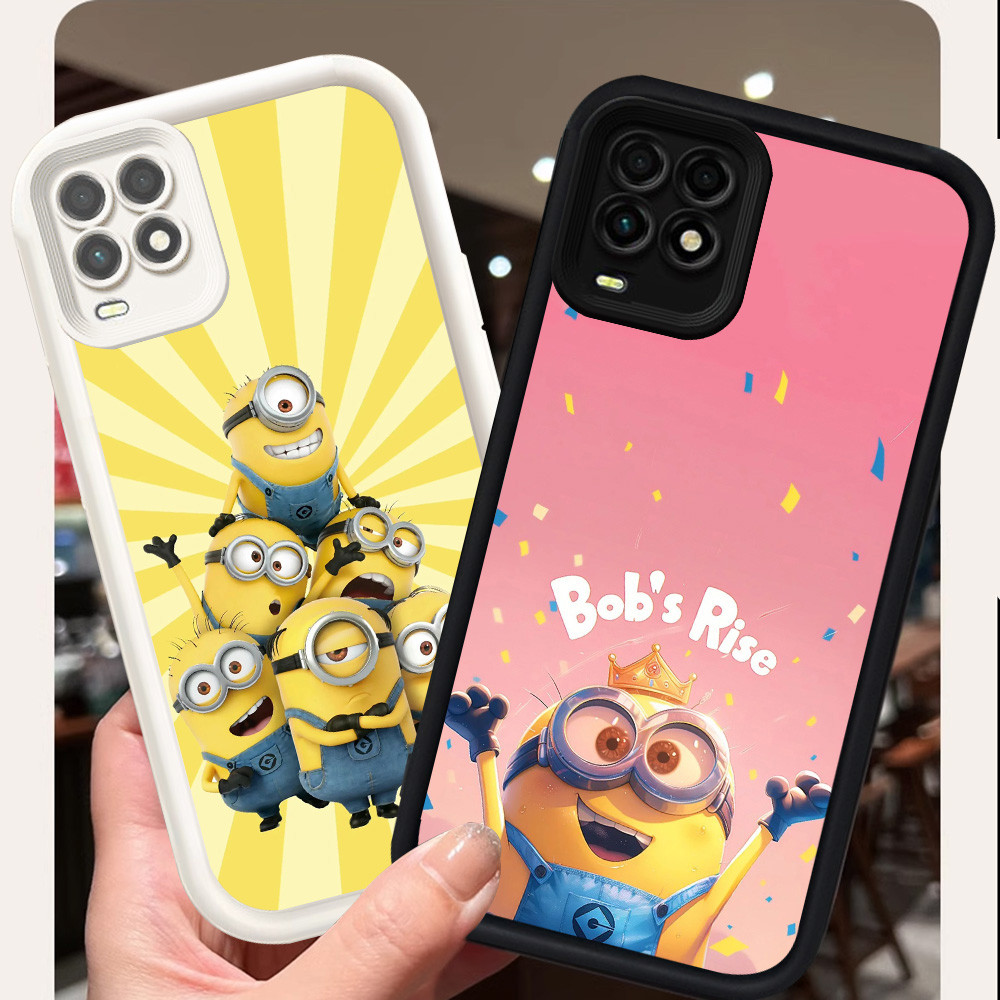 Casing untuk Realme 8 8S Pro 5G OPPO A54 Silikon Case H-91 minions