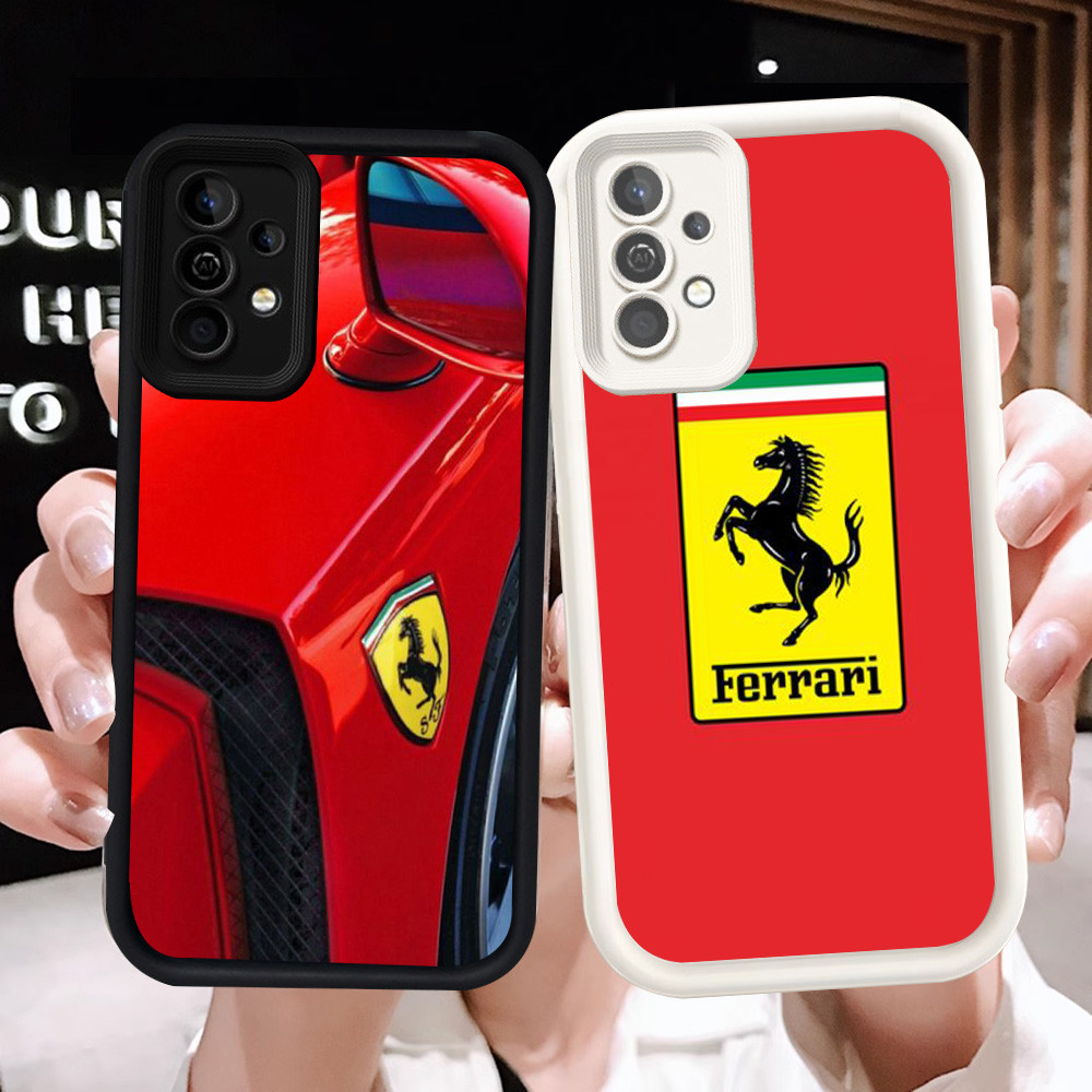 Z-46 Ferrari Putih Hitam Casing untuk Samsung Galaxy A32 A13 A33 A23 5G Case