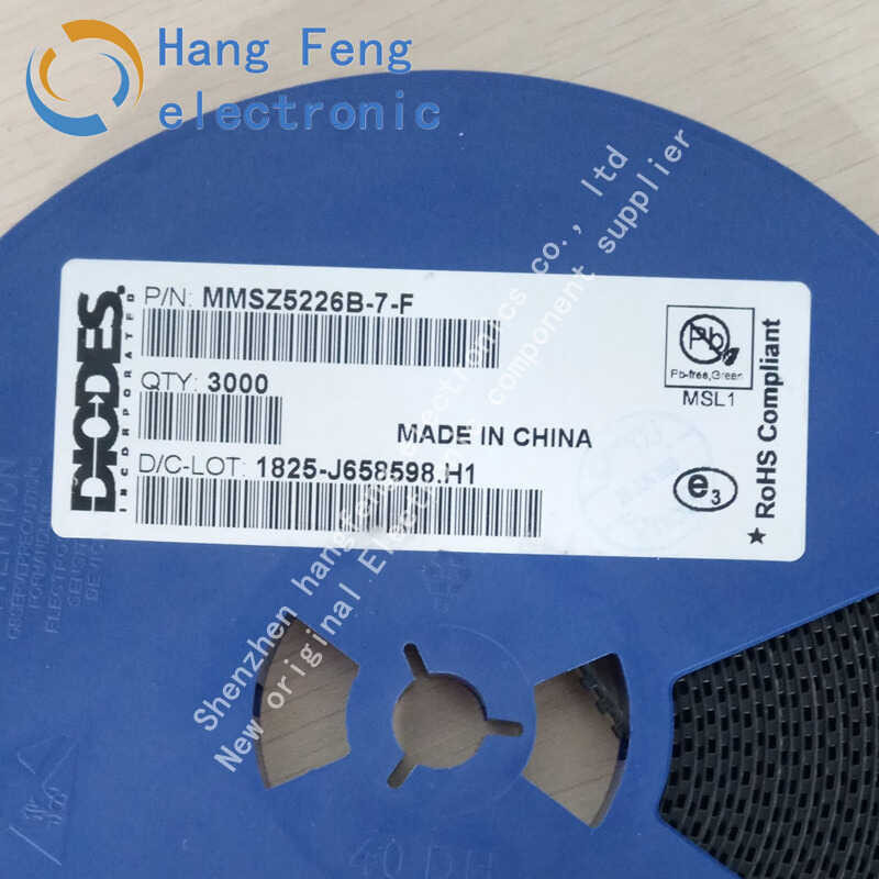MMSZ5226B-7-F MMSZ5226B-7 20PCS 500MW zener diode Mark G1 SOD123 MMSZ5226 asal baru