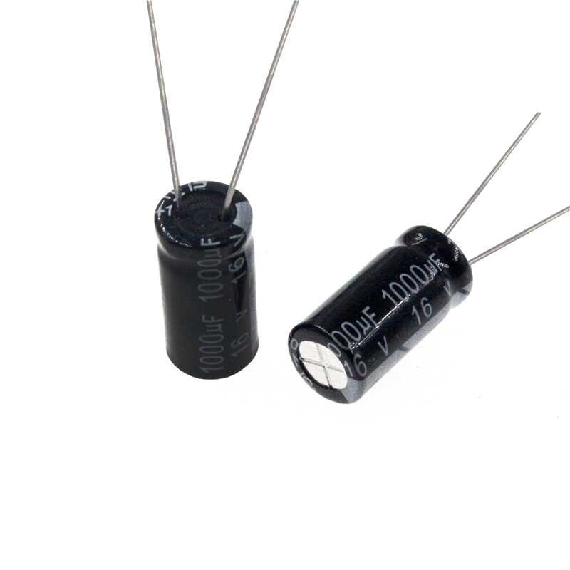 16V 50pcs 1000uF 1000MFD 16Vo 8*12mm Aluminum Electrolytic Capacitor Radial 1000mf16v 1000uf16v