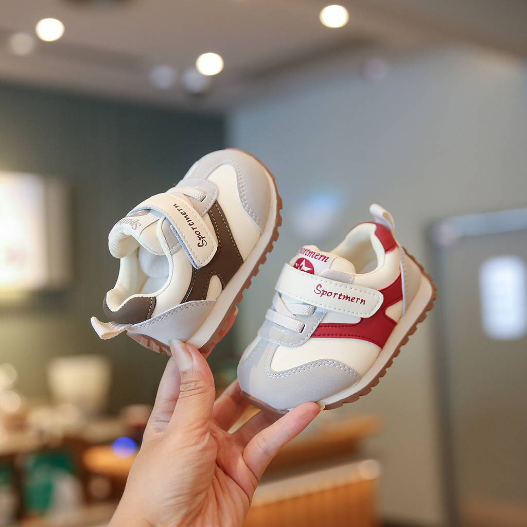 Sepatu bayi laki-laki berjalan kaki perempuan papan musim gugur olahraga sepatu anak kecil