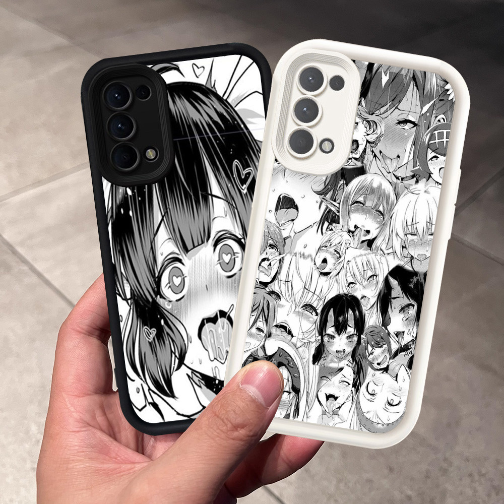 Casing untuk OPPO A52 F19 A92 F19s A72 A95 Silikon Case H-19 Ahegao Anime