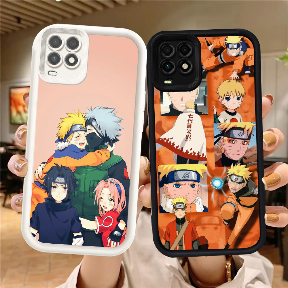 Z-33 Naruto Putih Hitam Casing untuk Realme 8 8S Pro 5G OPPO A54 Case